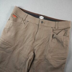 BRUNT The Martin Short Cargo Workwear Utility Shorts Mens 38 Canvas 10" Stretch